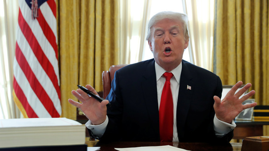 Tổng thống Mỹ Donald Trump. Ảnh: Reuters