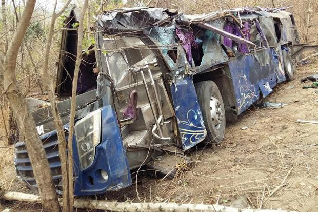 Hiện trường vụ tai nạn.