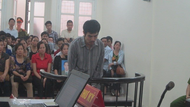 Bị cáo tại phiên tòa xét xử