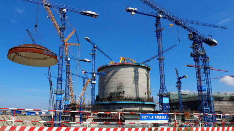 Một góc của nhà máy điện hạt nhân Phòng Thành Cảng thuộc Khu tự trị dân tộc Choang Quảng Tây, Trung Quốc. (Ảnh: China Daily)