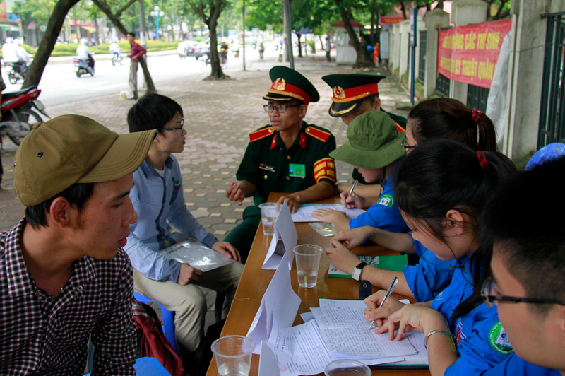 Nhiều chỗ ở miễn phí cho thí sinh dự thi vào các trường quân đội