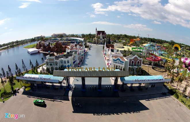 Vinpearl Land Phú Quốc, nơi diễn ra đêm chung kết Hoa hậu Việt Nam 2014. Ảnh: Hoàng Hà/ Zing