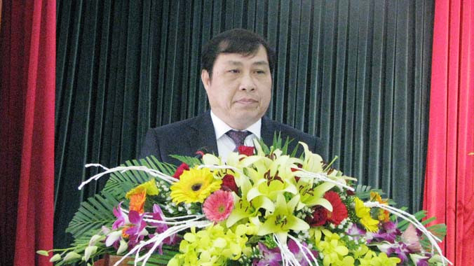 Ông Huỳnh Đức Thơ phát biểu.