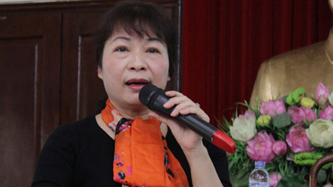 Bà Trần Thị Thúy Nga, Vụ trưởng Bảo hiểm xã hội cho biết: "Những quy định mới về chế độ thai sản, chế độ hưu trí được các tổ chức lao động quốc tế đánh giá cao". Ảnh: Hoàng Phương.