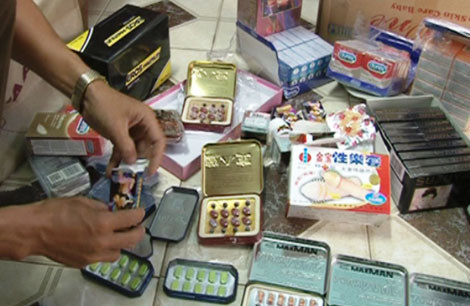 Số thuốc bị cơ quan chức năng phát hiện.