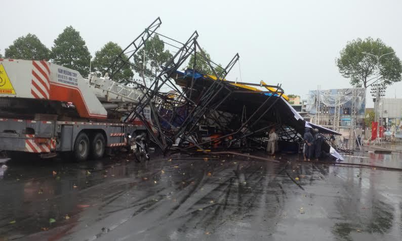 Hiện trường vụ việc.