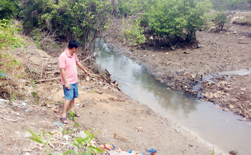 Nơi tìm thấy thi thể 4 cháu bé. Ảnh: Xuân Mai/ VnExpress