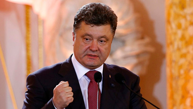 Tổng thống Ukraine Petro Poroshenko. Ảnh: Reuters.
