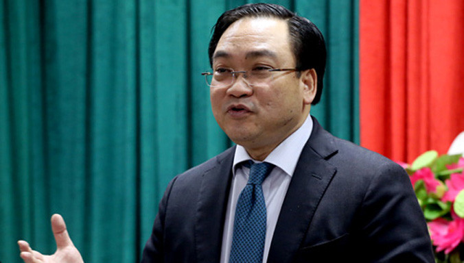 Bí thư Hà Nội Hoàng Trung Hải nhấn mạnh đến đảm bảo an ninh quốc phòng, an toàn trật tự xã hội tại Thủ đô. Ảnh: Bá Đô/VnExpress