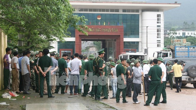 Cửa khẩu Bắc Phong Sinh. Ảnh: Thành Duy