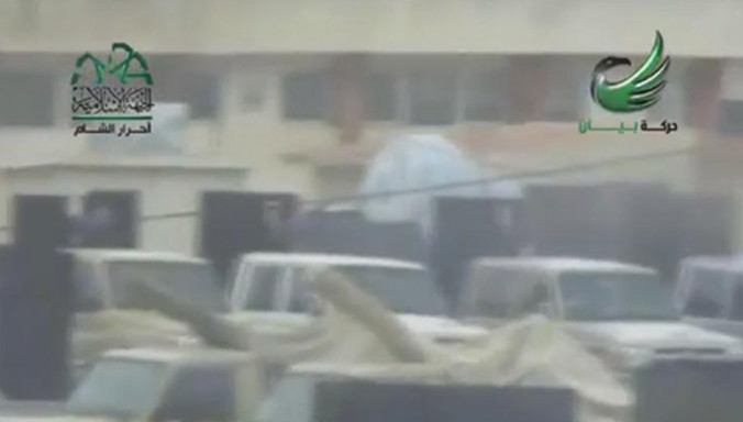 Địa điểm được cho là nơi xảy ra vụ đánh bom khủng bố. Ảnh: Jpost.