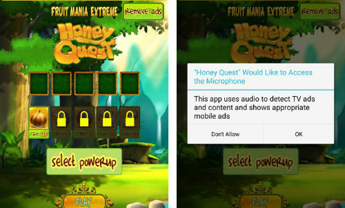 Trò chơi yêu cầu cấp phép sử dụng micro trong khi bản thân cách chơi không cần tương tác.