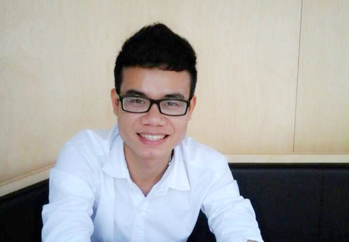 Chàng trai Khánh Hòa Nguyễn Minh Hiếu. 