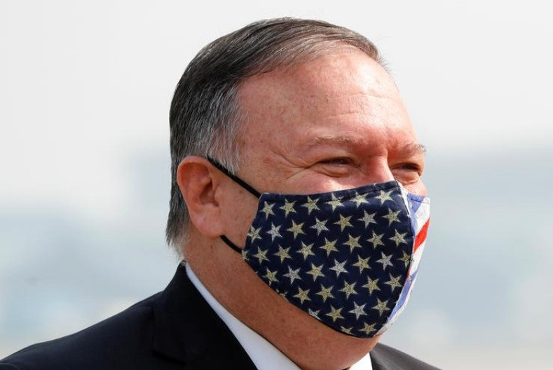 Ngoại trưởng Mỹ Mike Pompeo thăm Ấn Độ trước khi sang Sri Lanka. (Ảnh: Reuters)