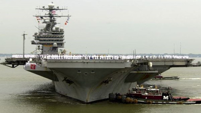 Tàu sân bay USS Theodore Roosevelt của Hải quân Mỹ. Nguồn: AP.