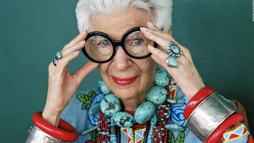 Iris Apfel.