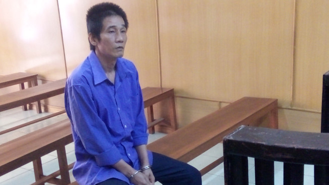 Nguyễn Văn Quý tại tòa ngày 11/8. Ảnh: Tân Châu.