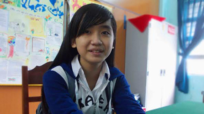 Em Bùi Thị Tú Trinh nhiều năm liền là học sinh giỏi.