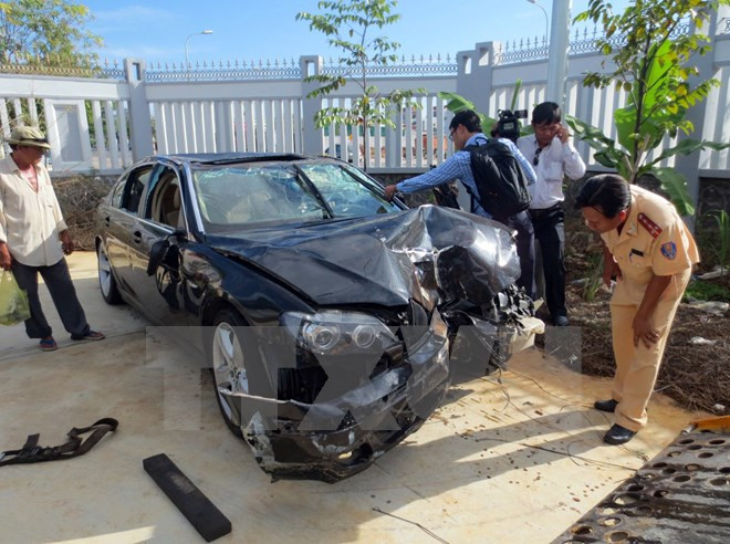 Hiện trường một vụ tai nạn. Ảnh minh họa. Ảnh: Huỳnh Sơn/TTXVN.