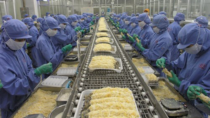 Đến giữa tháng 12.2014, xuất khẩu thủy sản đạt kim ngạch gần 7,5 tỉ USD, cao hơn năm trước hơn 1 tỉ USD. Ảnh: Chí Nhân.