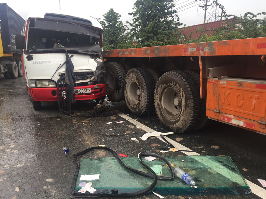 Hiện trường tai nạn.