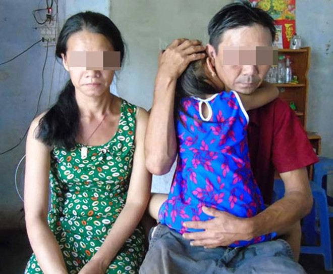 Gia đình cháu V. đau buồn vì con gái bị hiếp dâm