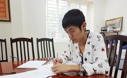 Cao Xuân Hùng tại thời điểm bị bắt giữ