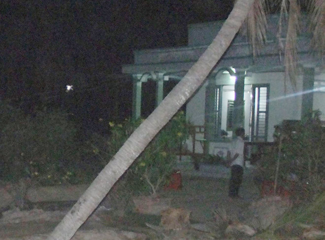 Căn nhà nơi xảy ra vụ việc. Ảnh: C.A