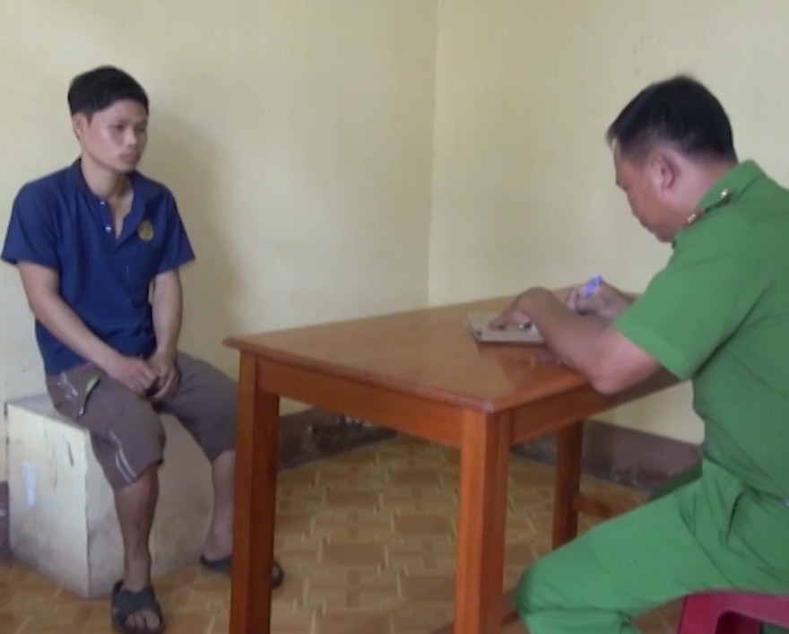 Đối tượng Chất Em tại cơ quan điều tra