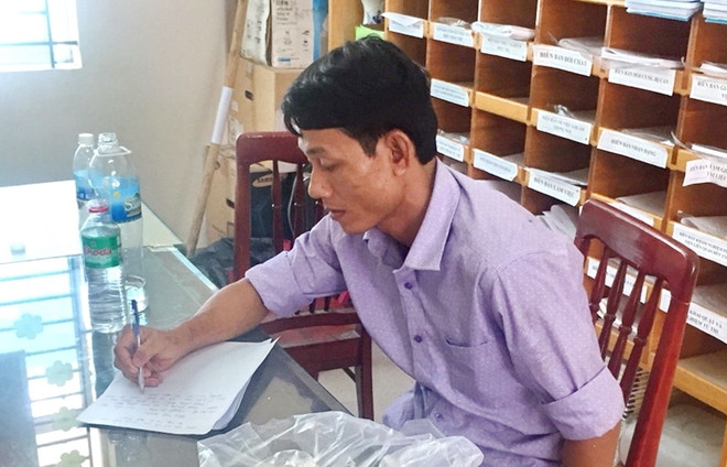 Hung thủ Nguyễn Dư Phúc sau khi bị bắt khẩn cấp