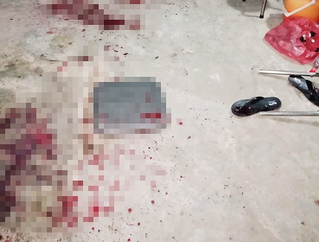 Hiện trường vụ việc người đàn ông bị nhóm côn đồ chém tử vong