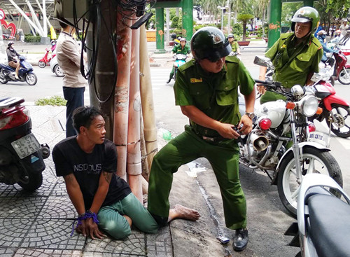 Tên cướp bị bắt