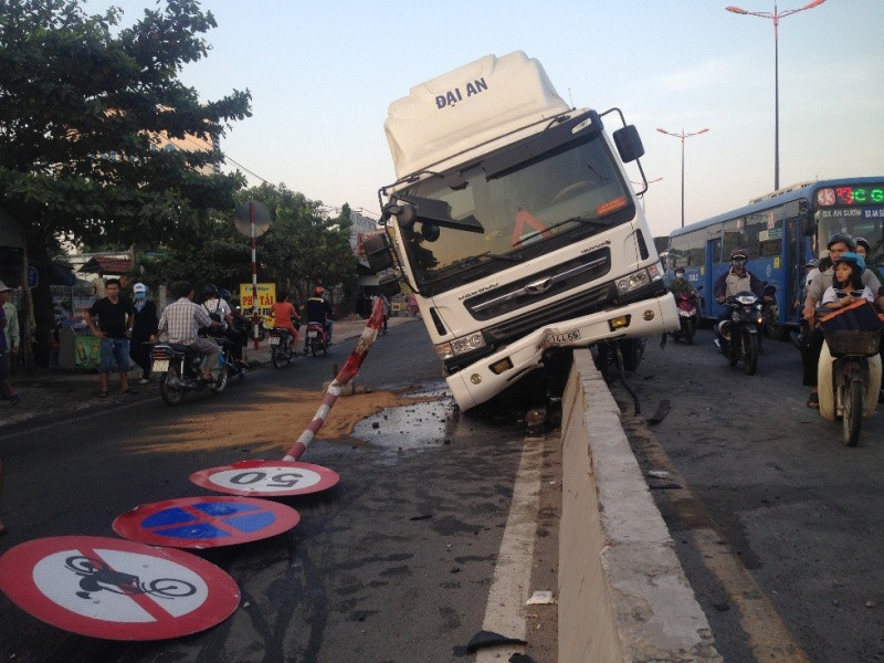 Hiện trường tai nạn.
