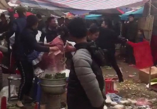 Hiện trường vụ việc. Ảnh chụp màn hình.