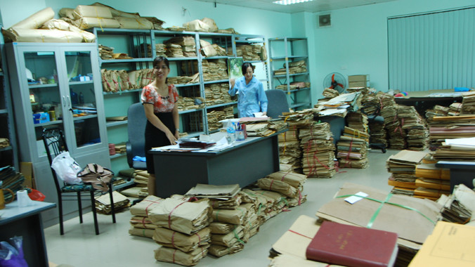 Bộ phận phục chế TT lưu trữ