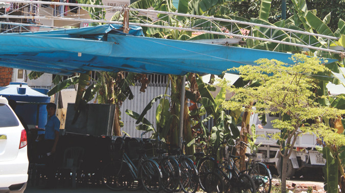 Căn nhà nơi đăng ký hộ khẩu thường trú của nghệ sĩ BC giờ là trụ sở của một công ty. Ảnh: Đại Dương 