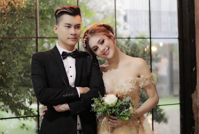 Lâm Chí Khanh và người tình hiện tại.