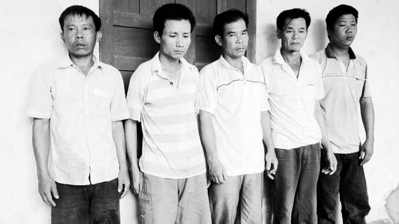 Các đối tượng tại cơ quan công an