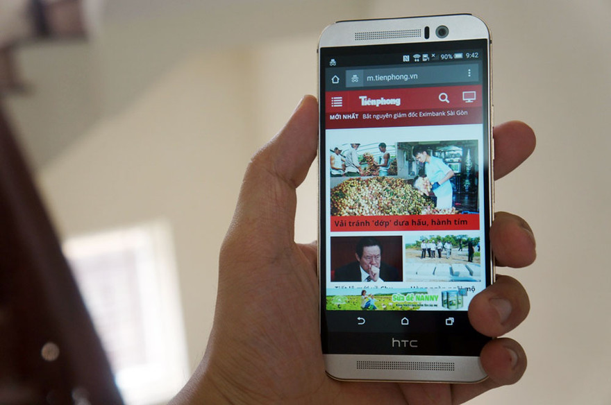 Cận cảnh HTC One M9 - Ấn tượng từ thiết kế