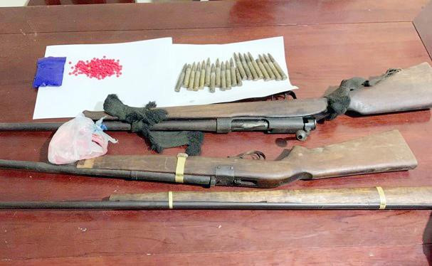 Tang vật trong vụ án. Ảnh: Công an cung cấp.