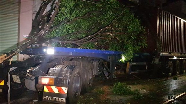 Hiện trường vụ tai nạn. Ảnh: Đậu Tất Thành/TTXVN