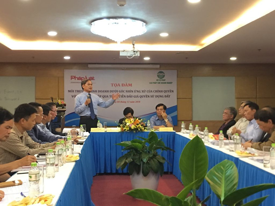 Tọa đàm “Môi trường kinh doanh dưới góc nhìn ứng xử của chính quyền với doanh nghiệp qua thực tiễn đấu giá quyền sử dụng đất” từ góc nhìn vụ việc Vipico ngày 6/12