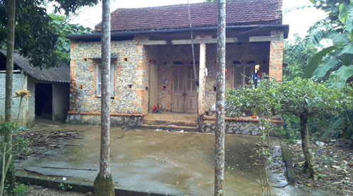 Căn nhà nơi xảy ra án mạng