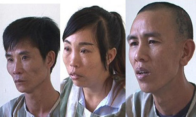 Ba đối tượng Hải, Hiên và Tùng (từ trái qua)