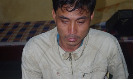 Đối tượng Tân tại cơ quan điều tra. Ảnh: Công an Hà Nam