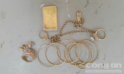 Tang vật của vụ trộm được cơ quan công an thu giữ