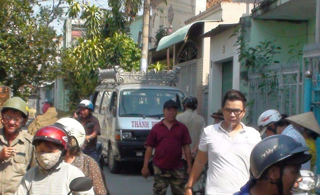 Khu vực phòng trọ nơi xảy ra vụ việc