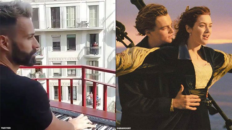 Chơi piano 'My heart will go on' giữa dịch Covid, chàng trai nhận 'mưa' lời khen