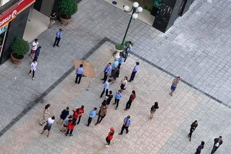 Hiện trường vụ việc.