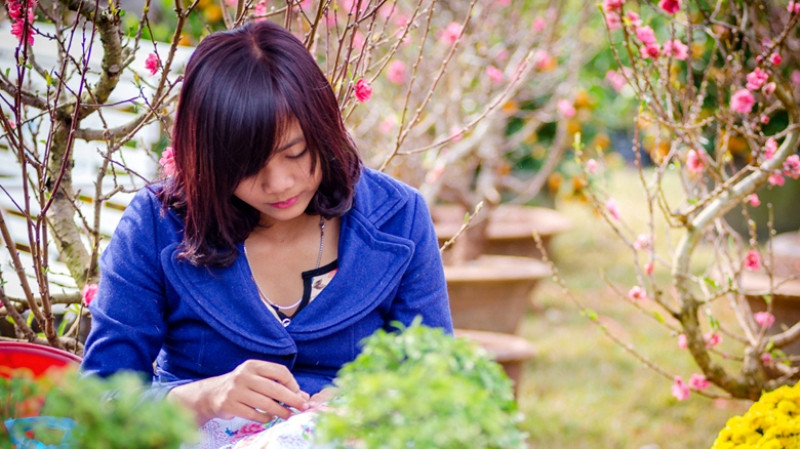 Dự thi ảnh: Tình xuân